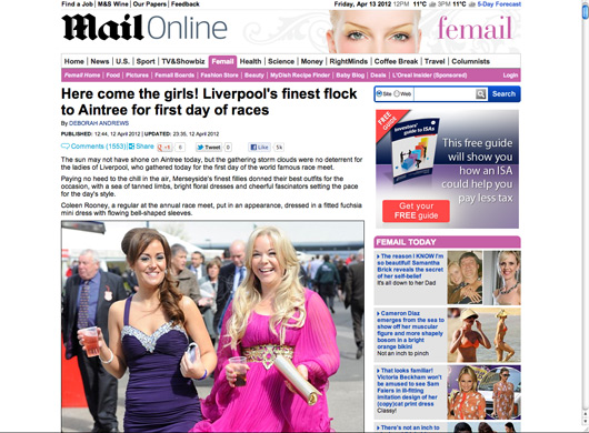 Keep your head high, Aintree ladies